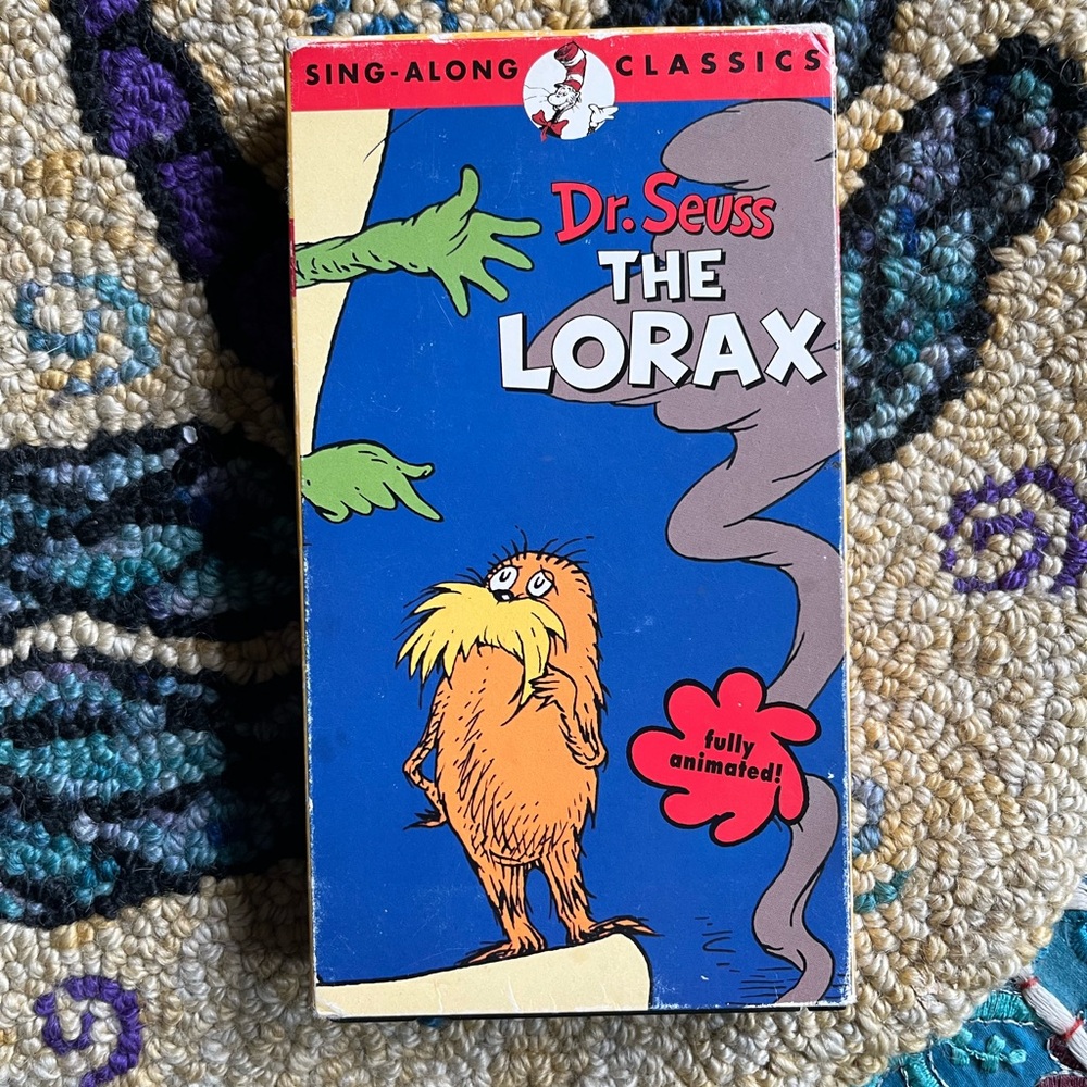 Dr. Seuss The Lorax Sing Along Classics 1994 CBS VHS